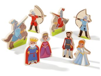 WOODEN FIGURINES Medieval