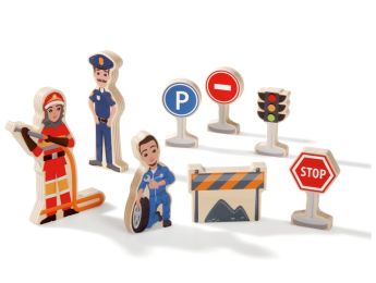 FIGURINES EN BOIS Le garage
