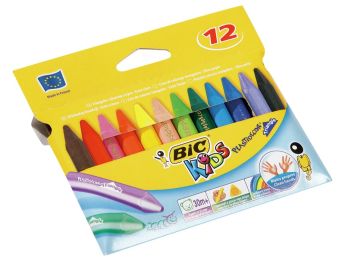 CRAYONS DE CIRE Plastidecor triangle Pochette de 12