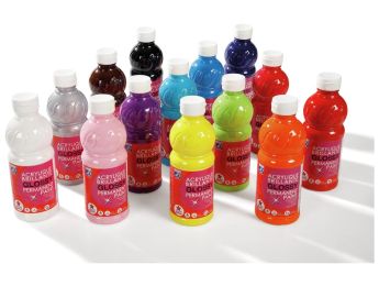 PEINTURE ACRYLIQUE Glossy 14 x 500 ml