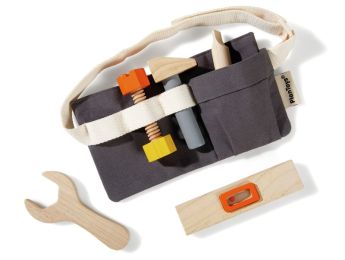 WERKZEUGGÜRTEL MIT HOLZWERKZEUG