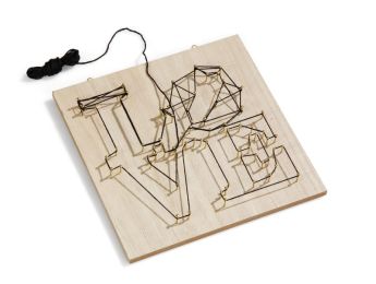 CORNICE DA DECORARE STRING ART Love
