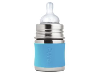INOX ZUIGFLES PURA 150 ml met speen