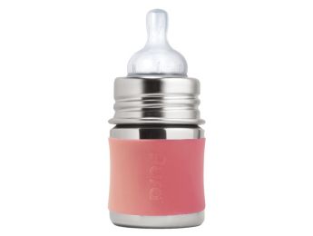 INOX ZUIGFLES PURA 150 ml met speen