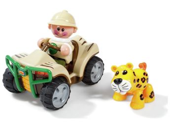 MY FIRST FRIENDS The quad bike and the leopard