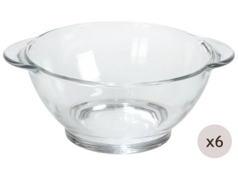 VAISSELLE VERRE TREMPÉ TRANSPARENT Bols à oreilles
