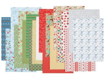 FEUILLES DE PAPIER FANTAISIE 270 g Noël