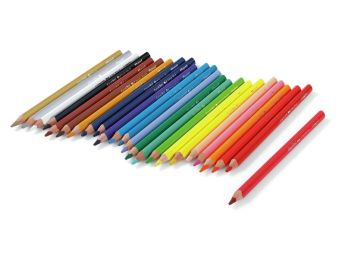 MAXI CRAYONS DE COULEUR ERGONOMIQUES Jumbo x24