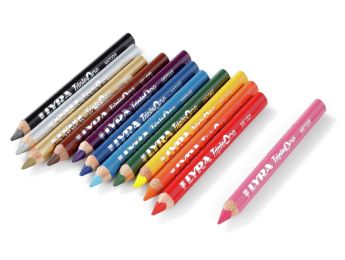 CRAYONS DE COULEUR AQUARELLABLES Triple one x36