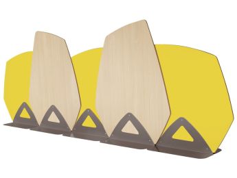 SET MIT TRENNWÄNDEN Wald