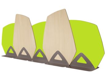 SET MIT TRENNWÄNDEN Wald