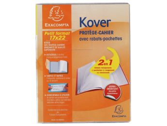 PROTÈGE CAHIER Kover Rabats pochette 17x22 cm