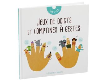 LIVRE CD JEUX DE DOIGTS ET COMPTINES À GESTES