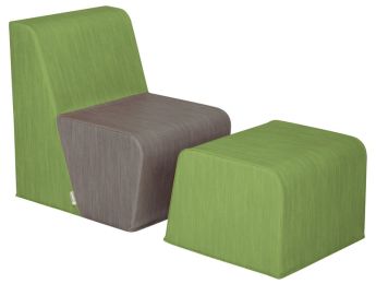 ZETEL EN SCHUINE POEF Basic