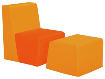 ZETEL EN SCHUINE POEF Basic