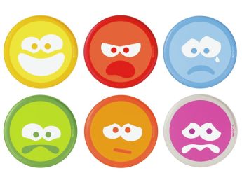 MAXI SET 6 DISCHETTI Emozioni primarie