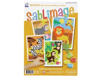 SAND CARDS African wildlife
