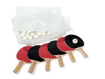 KIT TENNIS DE TABLE Intérieur pour 6 enfants