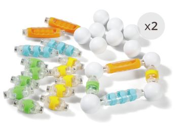 CONSTRUCTION MAGNÉTIQUE Grippies Shakers 60 pièces