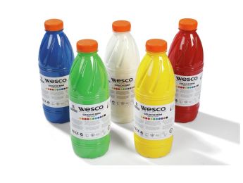 GOUACHE VOOR BABY’S 5 x 1 liter Primaire kleuren