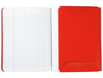 CAHIER POLYPRO À RABATS 17 x 22 cm - 96 pages