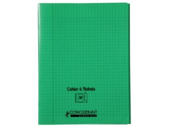 CAHIER POLYPRO À RABATS 24 x 32 cm - 48 pages