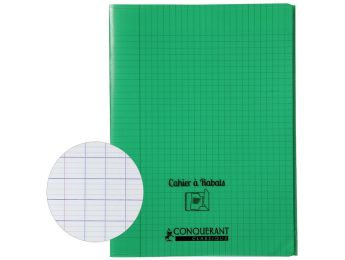 CAHIER POLYPRO À RABATS 24 x 32 cm - 48 pages