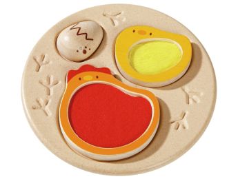 TACTILE LIFT-OUT PUZZLE Chicken