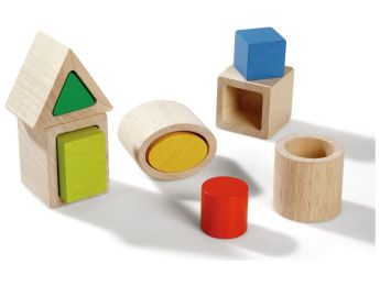 GEOMETRIC MULTI-SHAPE SLOTTING PUZZLE