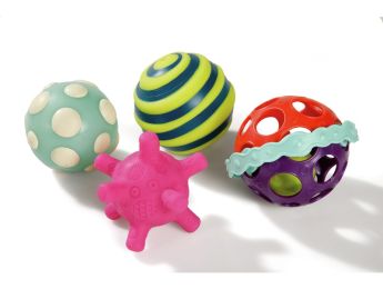 BALLES SENSORIELLES TEXTURÉES