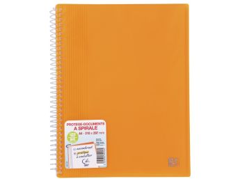 PORTE-VUES À SPIRALES A4 120 vues