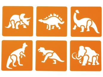 SCHABLONEN Dinosaurier