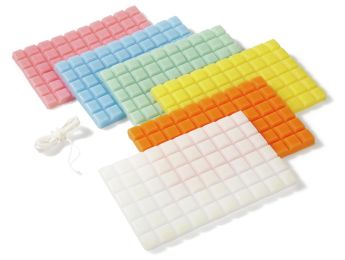 PLAQUES DE BOUGIES À MODELER Couleurs pastel