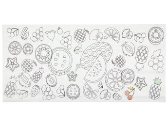 NAPPE À COLORIER Fruits
