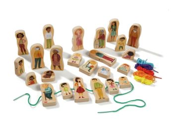LACING PLAY SET Link up families of the world