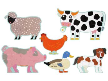 MES PREMIERS PUZZLES PROGRESSIFS GÉANTS Animaux de la ferme