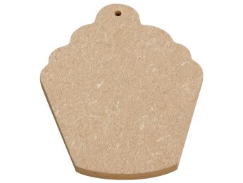 SUPPORT PLAT À DÉCORER Cupcake cherry