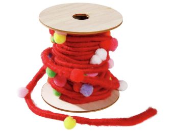 KORDEL MIT POMPONS