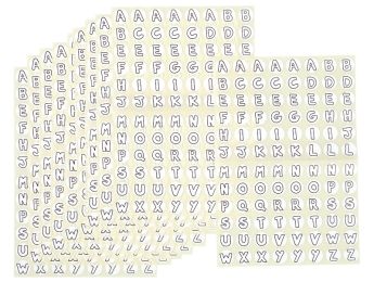 STICKERS TO COLOUR Alphabet