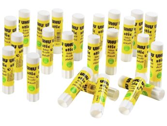 MAXI PACK OF UHU GLUE STICKS 8.2 g