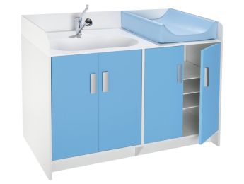 MEUBLE DE CHANGE KAZÉO BAIGNOIRE SOLIDSURFACE simple