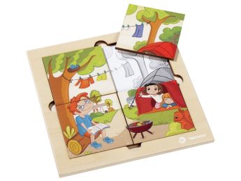 HOLIDAYS PUZZLE In the campsite