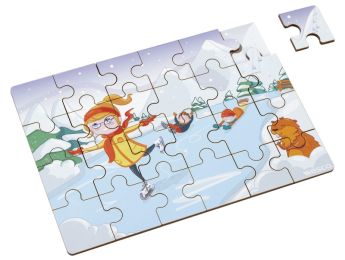 PUZZLE LES SAISONS L'hiver