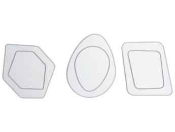 MIROIRS DÉCORS Hexagone, ovoïde et rectangle