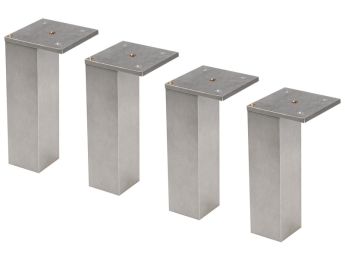 SET MIT 4 FUSSTEILEN Für Möbel L: 36 und 70,5 cm