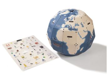 KIT CRÉATIF GLOBE TERRESTRE 3D À FABRIQUER