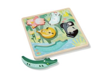 TACTILE LIFT-OUT PUZZLE The jungle