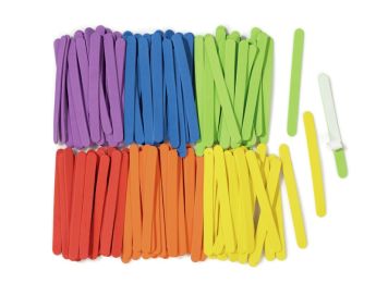 BÂTONNETS EN MOUSSE ADHÉSIFS Couleurs vives