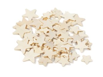 ÉTOILES EN BOIS À DÉCORER