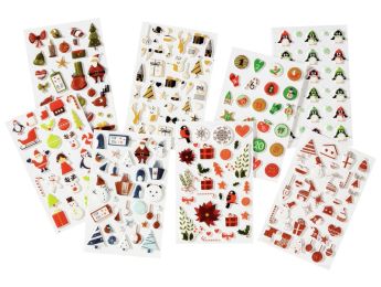 3D STICKERS Kerst